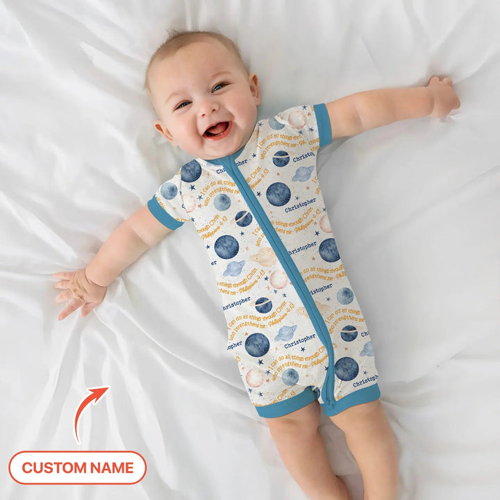 I Can Do All Things Through Christ Custom Name Shorty Zippy - Zumbamboo