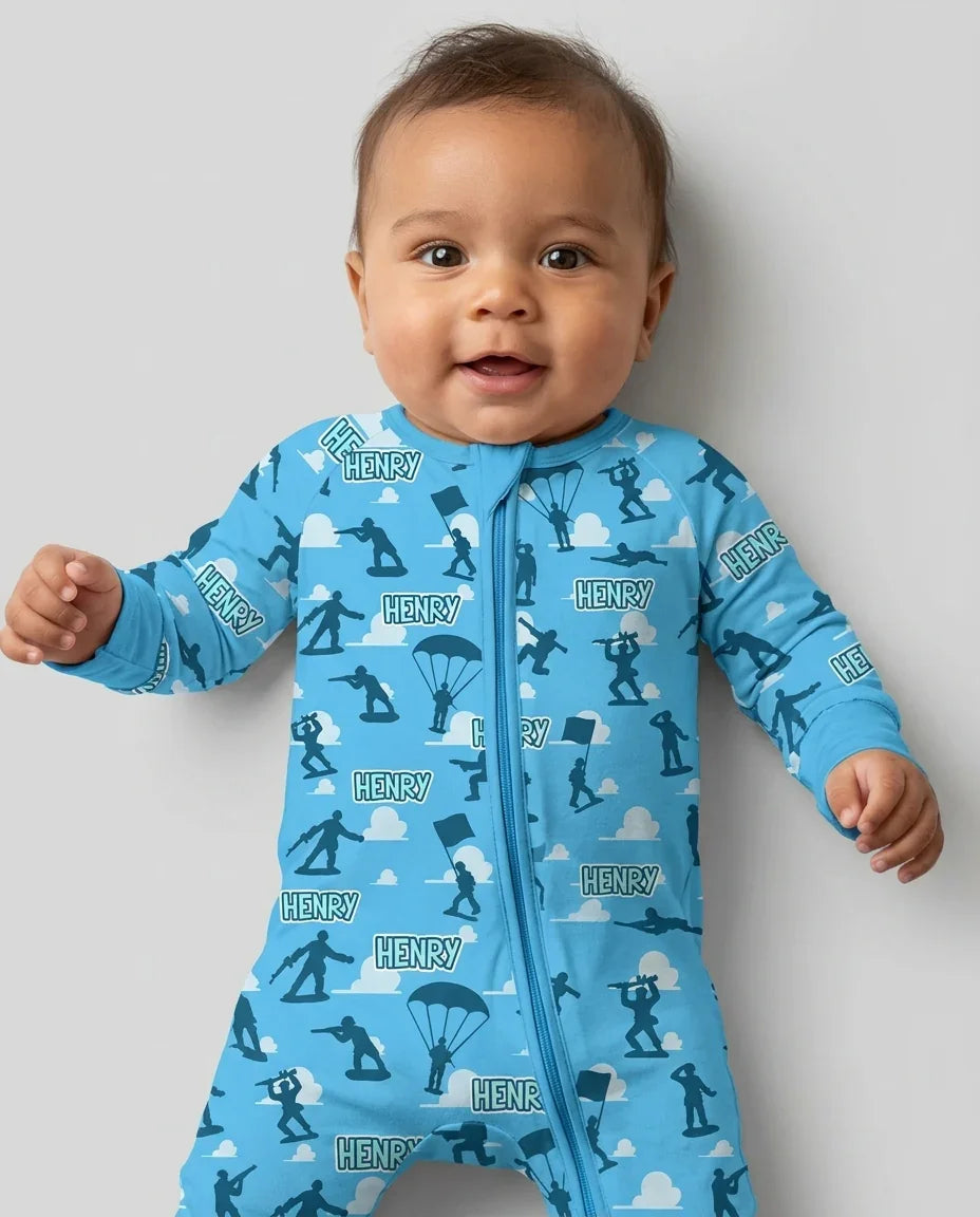 Army Men Memorial Day Bamboo Convertible Zippy