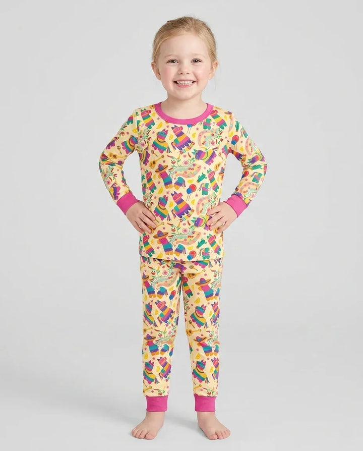 Piñata Candy Party Bamboo Two Piece Long Sleeve Pajama Set