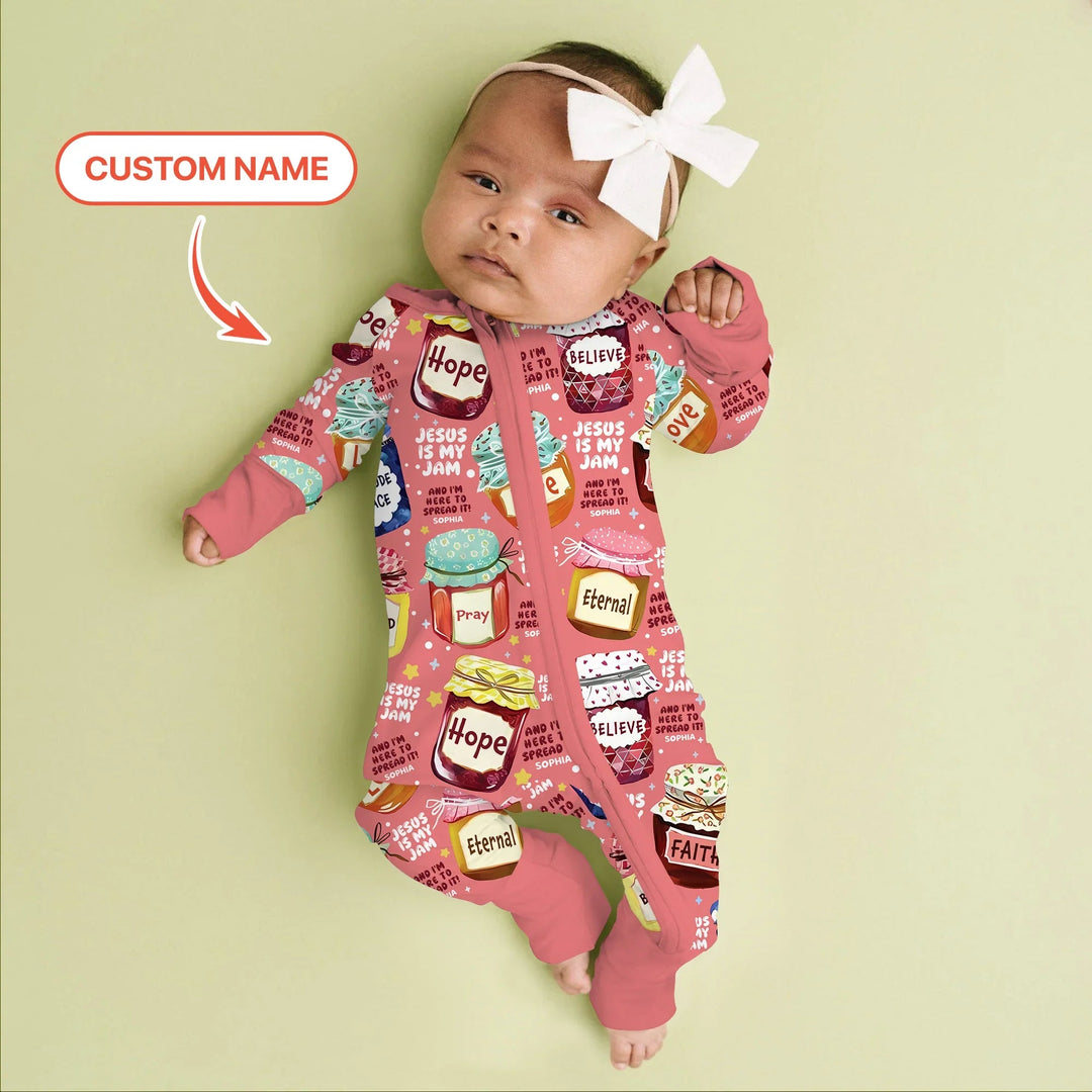 Jesus Is My Jam Custom Name Convertible Zippy - Zumbamboo