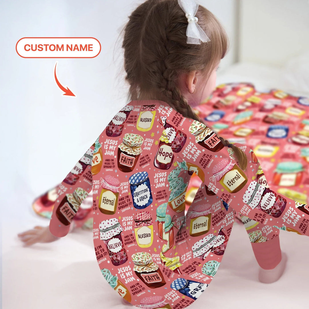 Jesus Is My Jam Custom Name Convertible Zippy - Zumbamboo