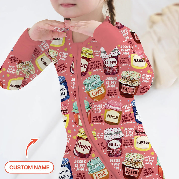 Jesus Is My Jam Custom Name Convertible Zippy - Zumbamboo