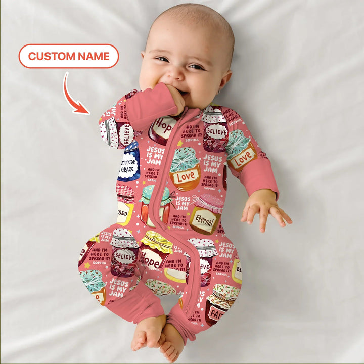 Jesus Is My Jam Custom Name Convertible Zippy - Zumbamboo