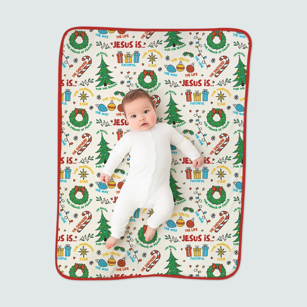 Jesus Is The Reason For The Season Toddler Blanket - Zumbamboo