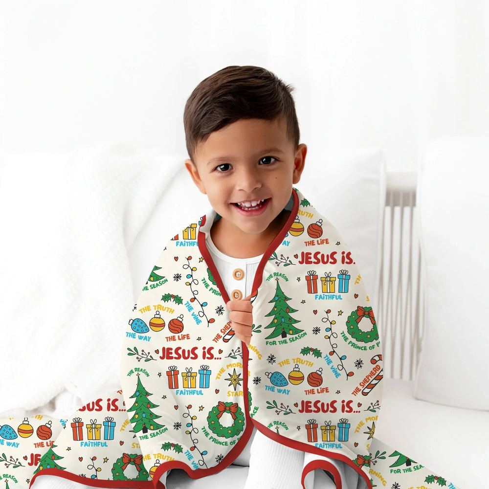 Jesus Is The Reason For The Season Toddler Blanket - Zumbamboo