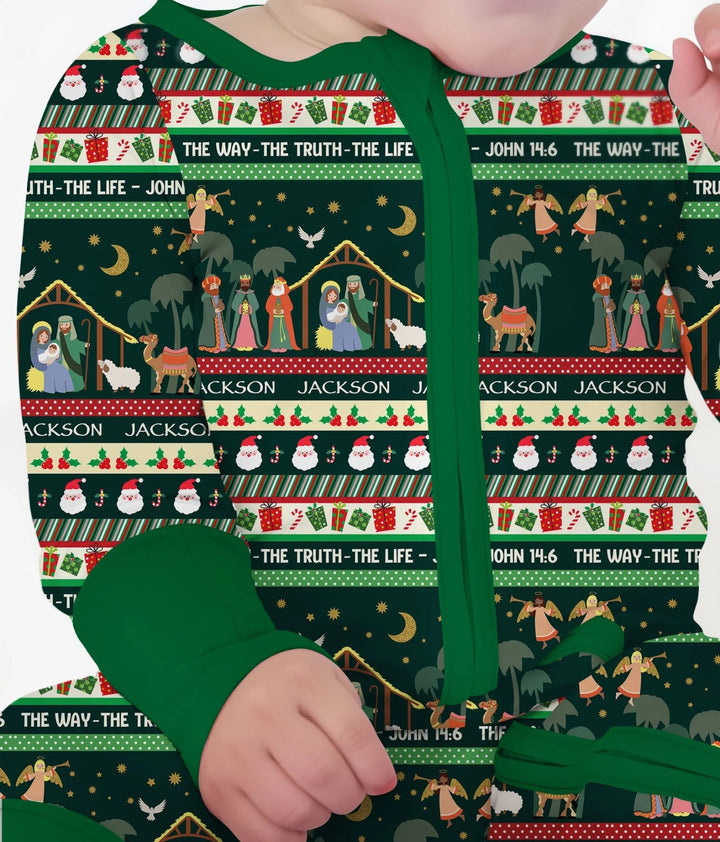 Jesus The Way The Truth The Life Custom Name Convertible Zippy - Zumbamboo