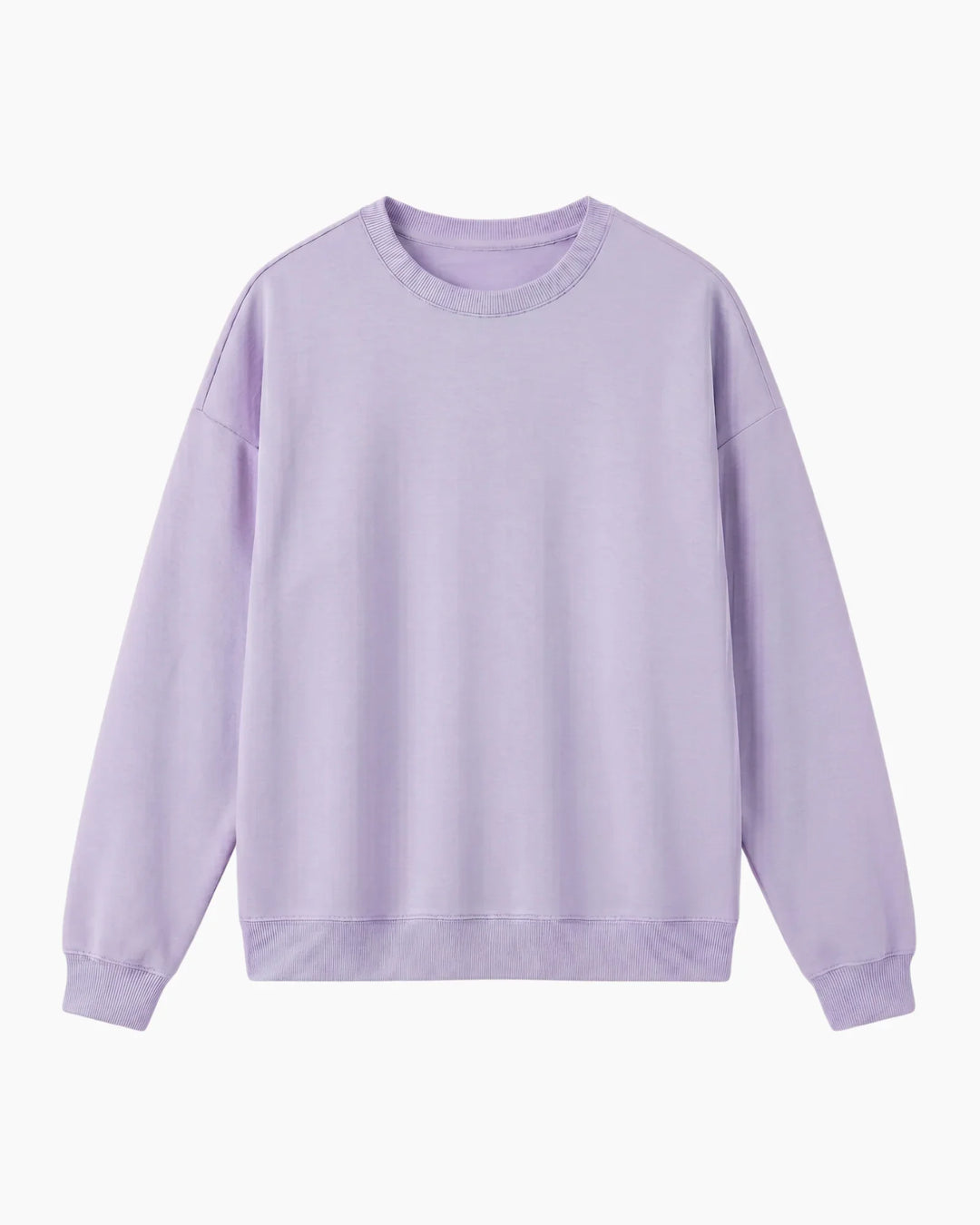 Solid Color Bamboo Adult Crewneck Sweatshirt