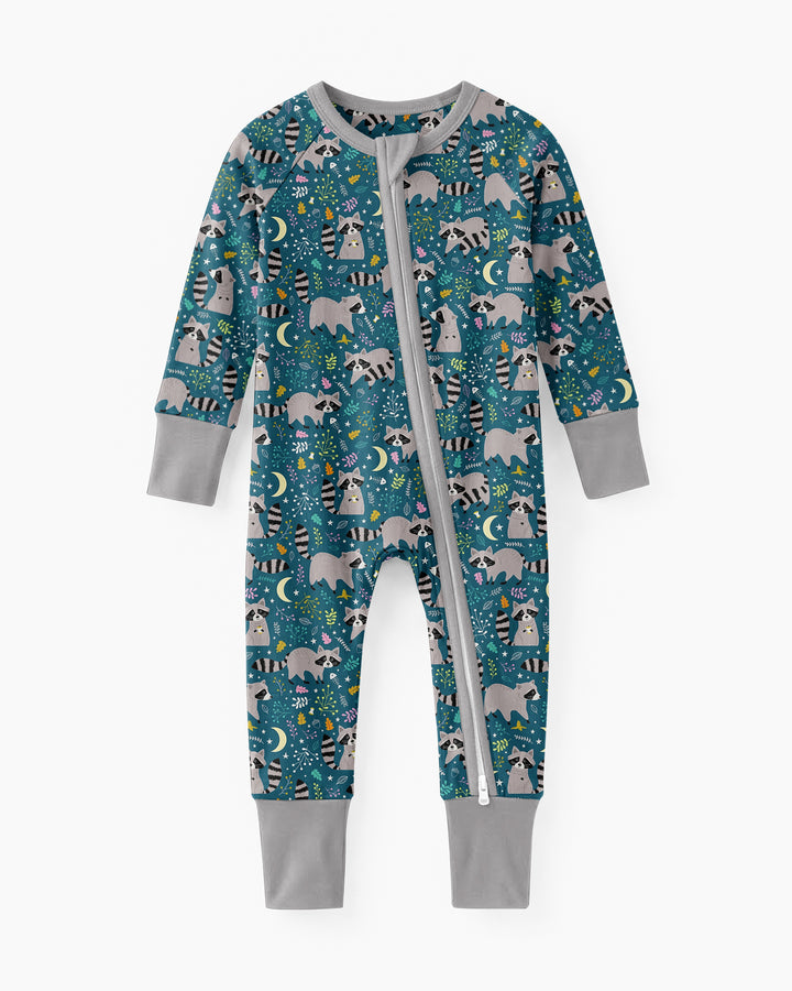 Midnight Raccoons Bamboo Convertible Zippy