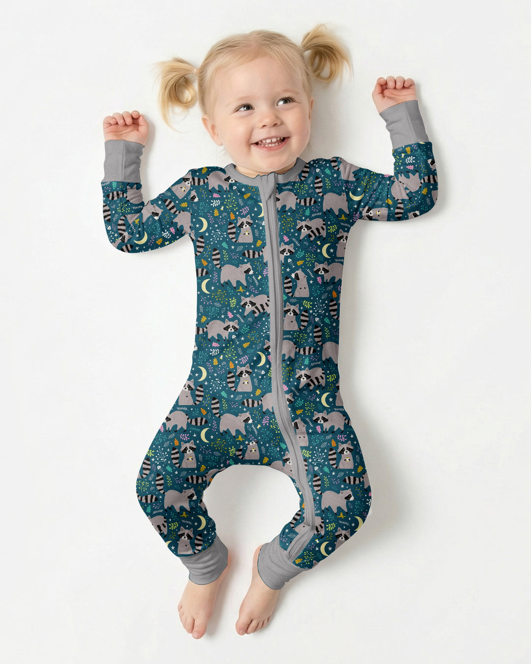 Midnight Raccoons Bamboo Convertible Zippy