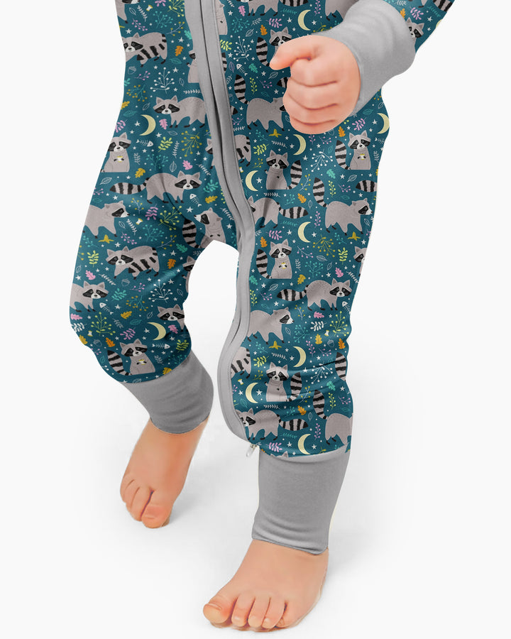 Midnight Raccoons Bamboo Convertible Zippy