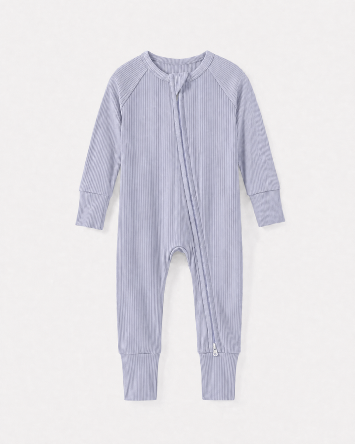 Gerippte Babykleidung mit individuellem Foto - Weich &amp; Skizzenhaft