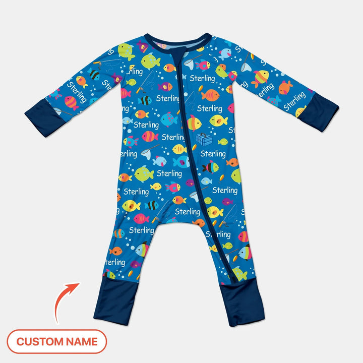 Little Fisher’s Adventure Custom Name Convertible Zippy - Zumbamboo