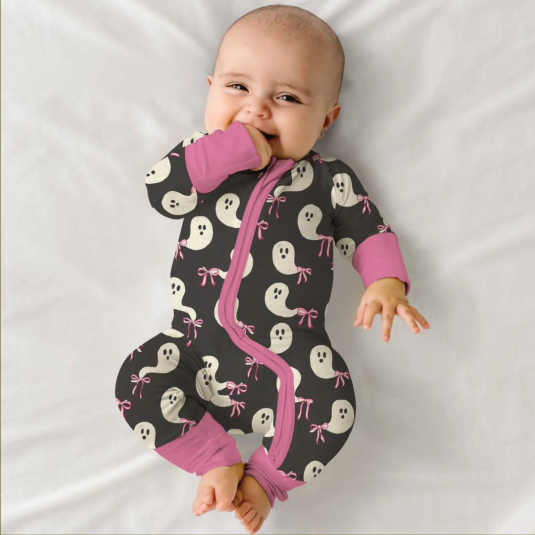 Little Ghosts Convertible Zippy For Halloween - Zumbamboo