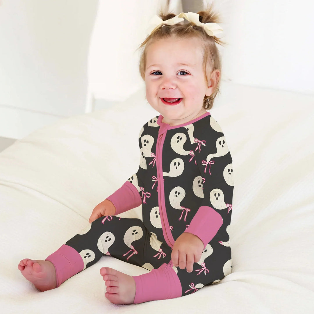 Little Ghosts Convertible Zippy For Halloween - Zumbamboo