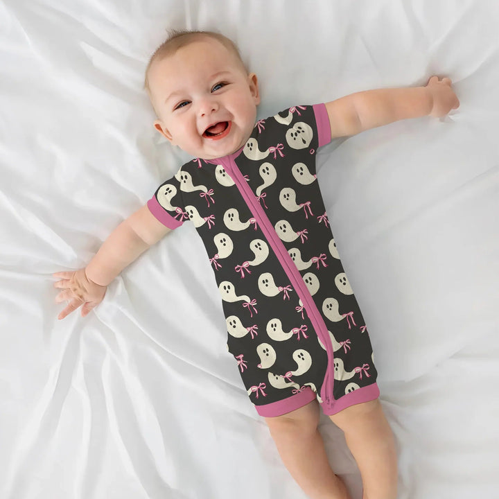 Little Ghosts Shorty Zippy For Halloween - Zumbamboo