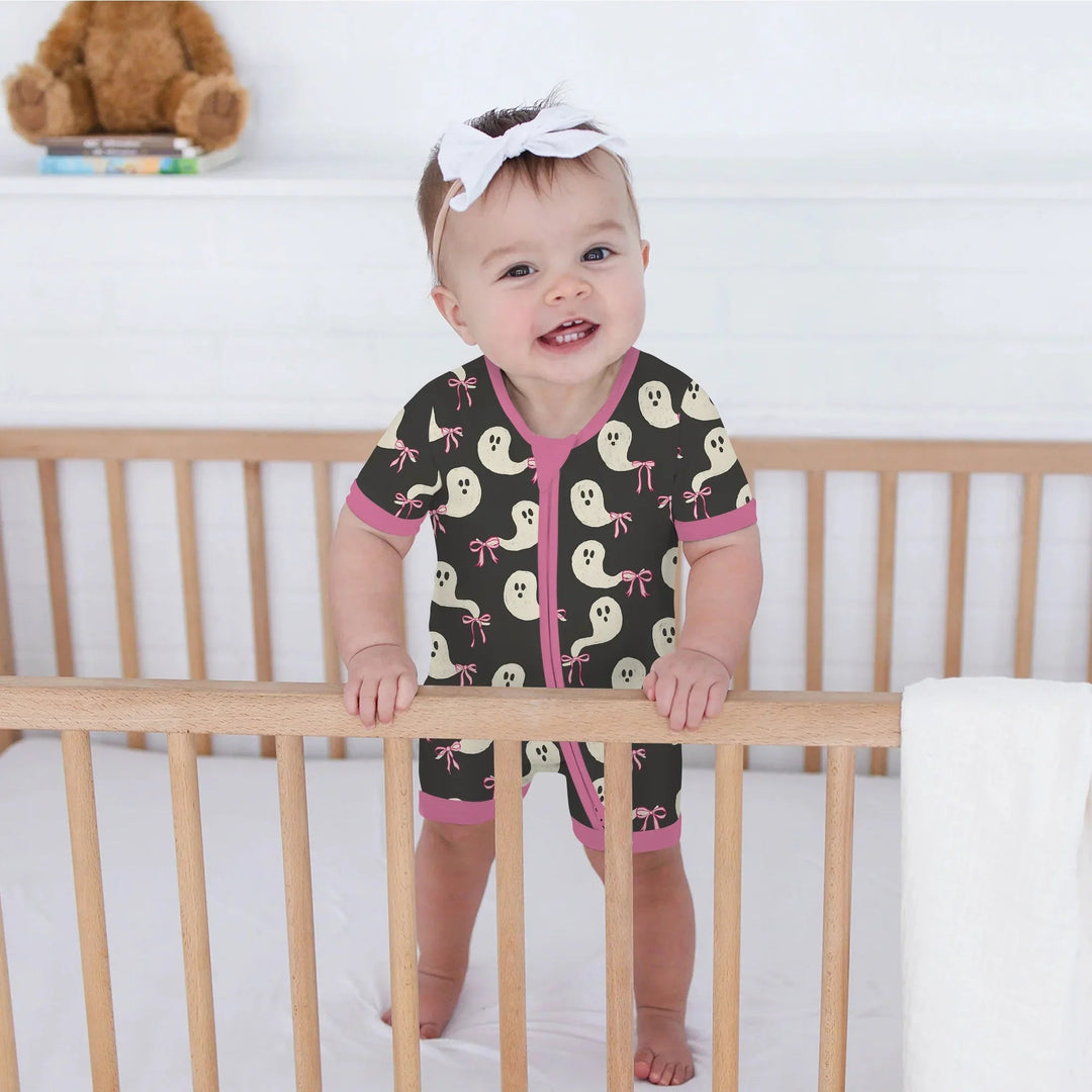 Little Ghosts Shorty Zippy For Halloween - Zumbamboo