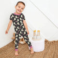 Little Ghosts Two Piece Short Sleeve Pajama Set For Haloween , Little Ghosts Two Piece Short Sleeve Pajama Set For Haloween - 12-18M