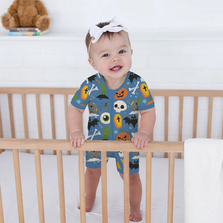 Little Monsters Shorty Zippy For Halloween - Zumbamboo