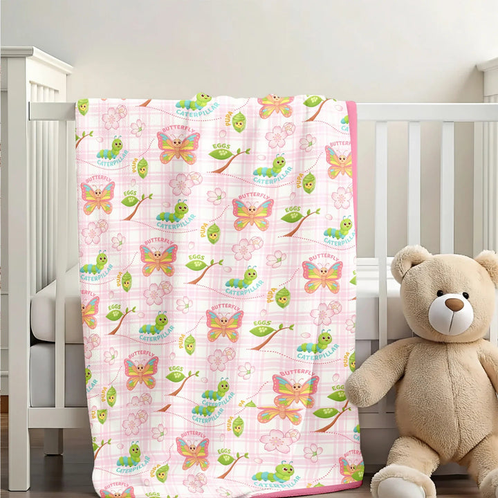 Little Wonders From Cocoon to Butterfly Toddler Blanket - Zumbamboo