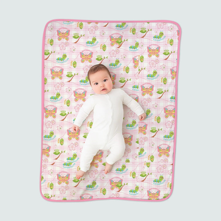 Little Wonders From Cocoon to Butterfly Toddler Blanket - Zumbamboo