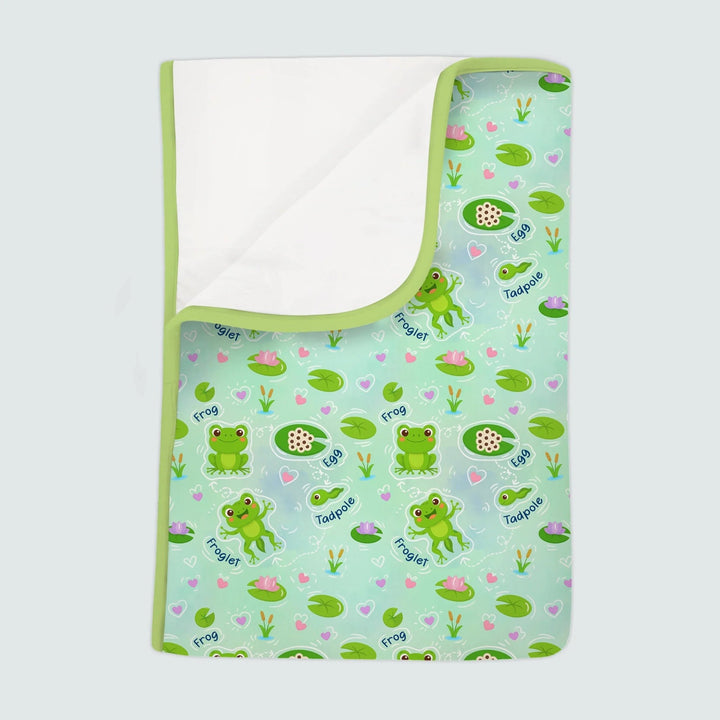 Little Wonders From Tadpole to Frog Toddler Blanket - Zumbamboo