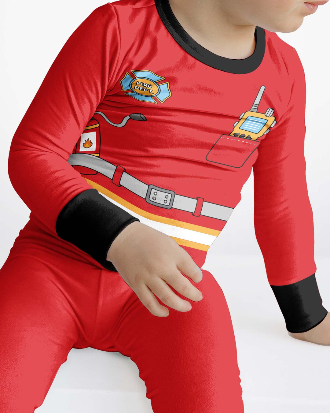 Conjunto de pijama de dos piezas de bambú con mangas largas, plantilla PERSONALIZADA