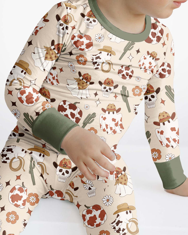 Spooky Rodeo Bamboo Two Piece Long Sleeve Pajama Set