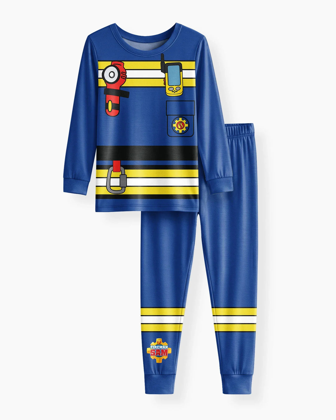 Conjunto de pijama de dos piezas de bambú con mangas largas, plantilla PERSONALIZADA