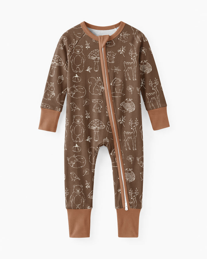 Autumn Woodland Bamboo Convertible Zippy