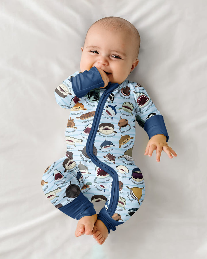 Shark Faces Bamboo Convertible Zippy