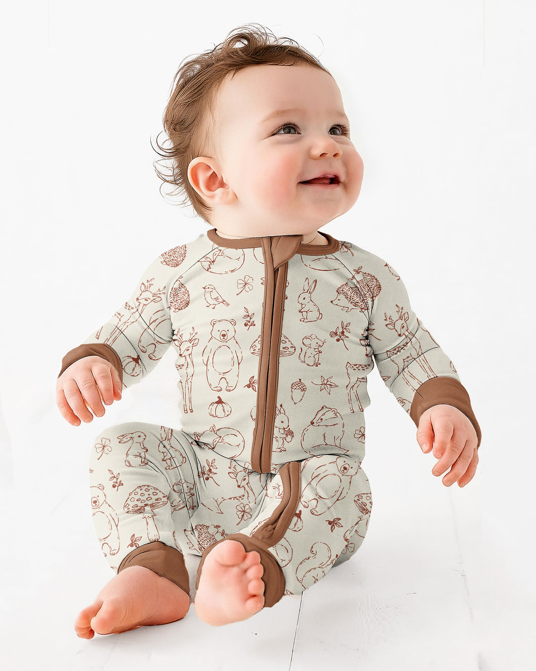 Autumn Woodland Bamboo Convertible Zippy