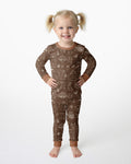 Autumn Woodland Bamboo Two Piece Long Sleeve Pajama Set