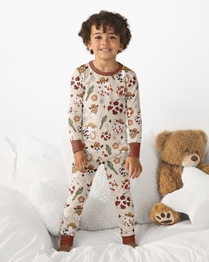 Spooky Rodeo Bamboo Two Piece Long Sleeve Pajama Set