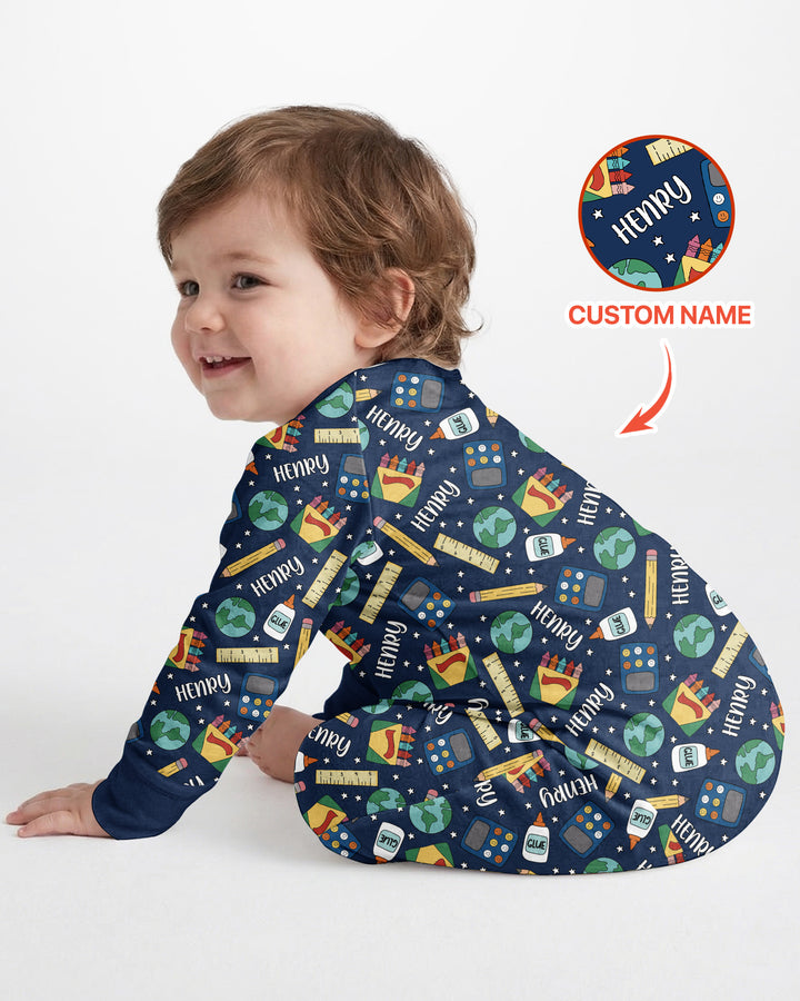 Gerippte Babykleidung mit individuellem Foto - Weich &amp; Skizzenhaft