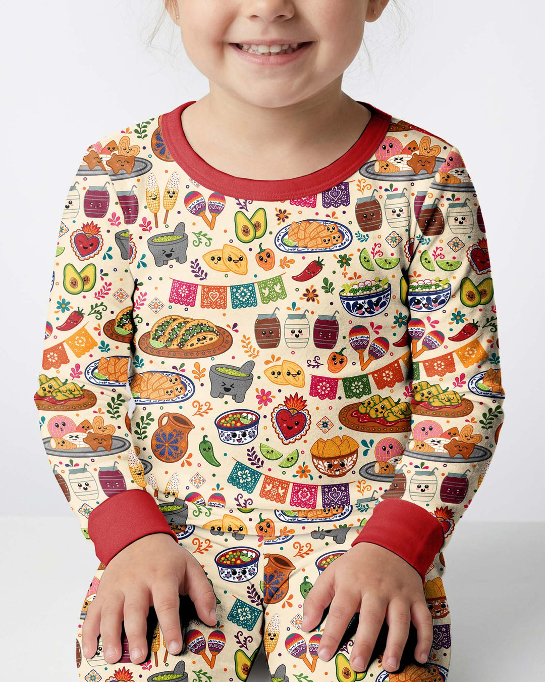 Viva Nuestra Cultura Bamboo Two Piece Long Sleeve Pajama Set