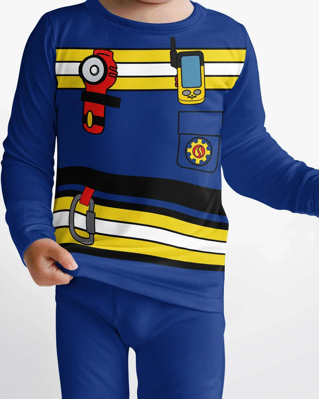 Conjunto de pijama de dos piezas de bambú con mangas largas, plantilla PERSONALIZADA
