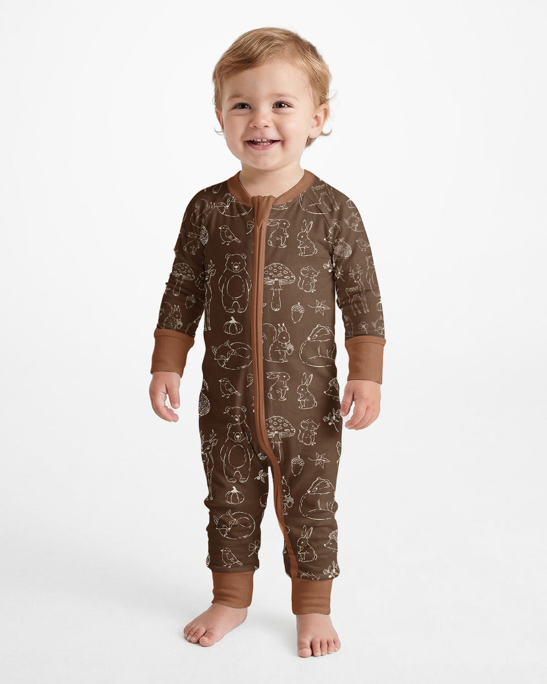 Autumn Woodland Bamboo Convertible Zippy
