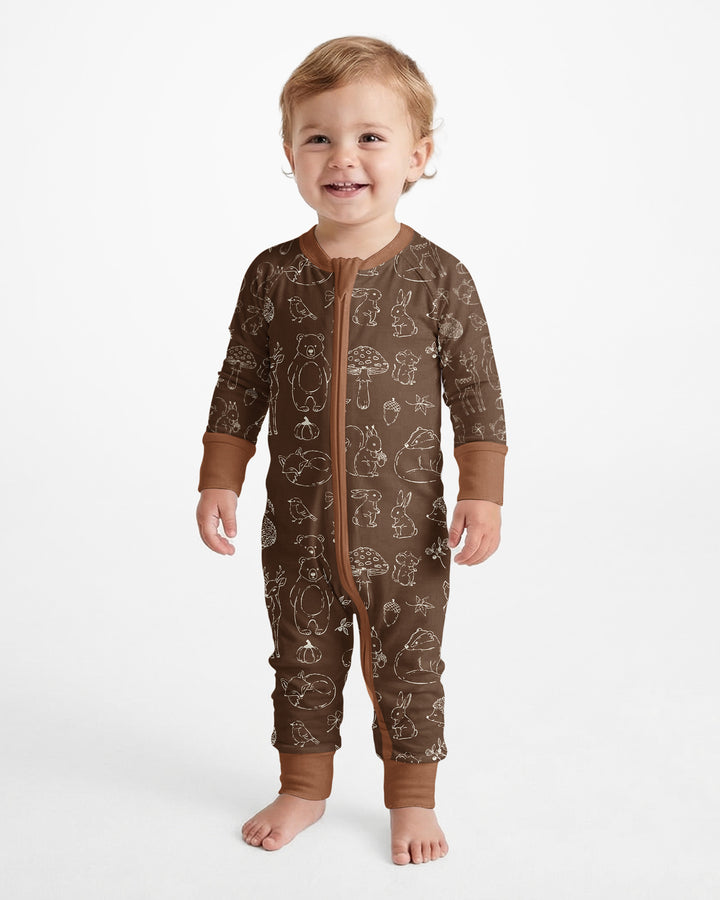 Autumn Woodland Bamboo Convertible Zippy