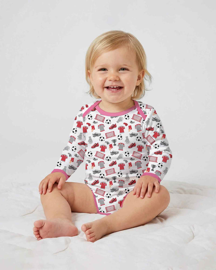 Gerippte Babykleidung mit individuellem Foto - Weich &amp; Skizzenhaft