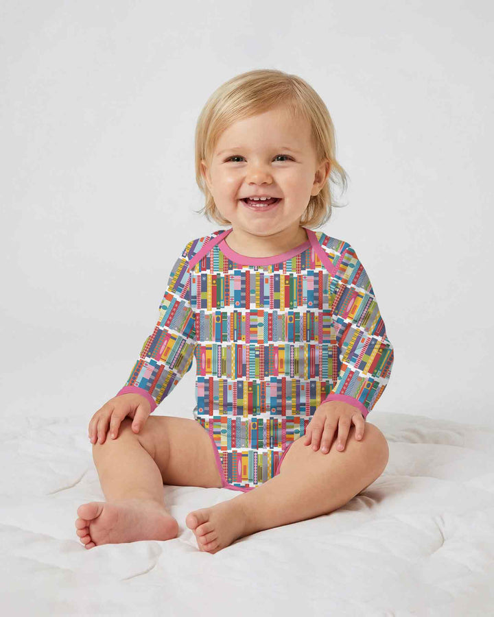 Rainbow Bookshelf Bamboo Bodysuit