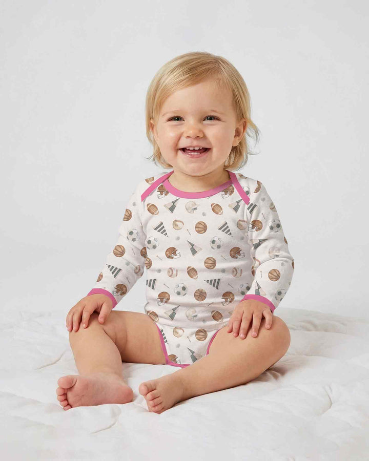 Gerippte Babykleidung mit individuellem Foto - Weich &amp; Skizzenhaft