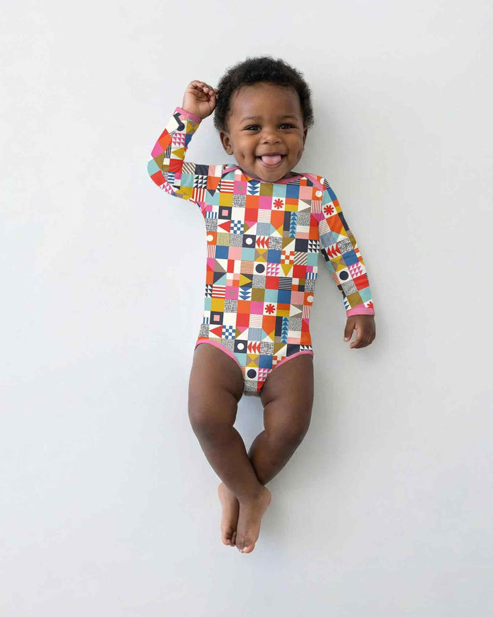 Playful Shapes Bamboo Bodysuit