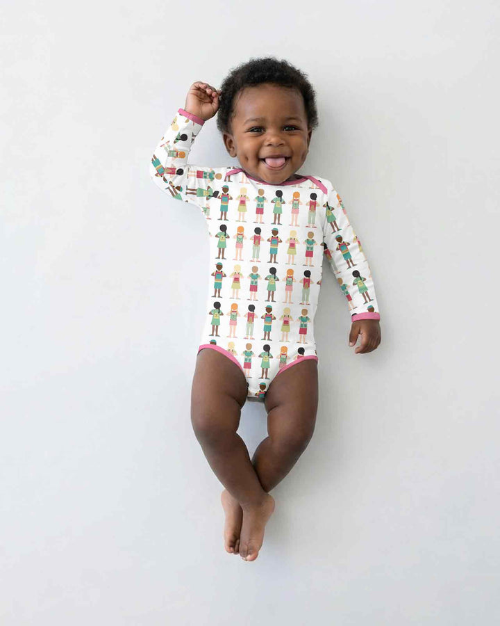 Little Friends Everywhere Bamboo Bodysuit