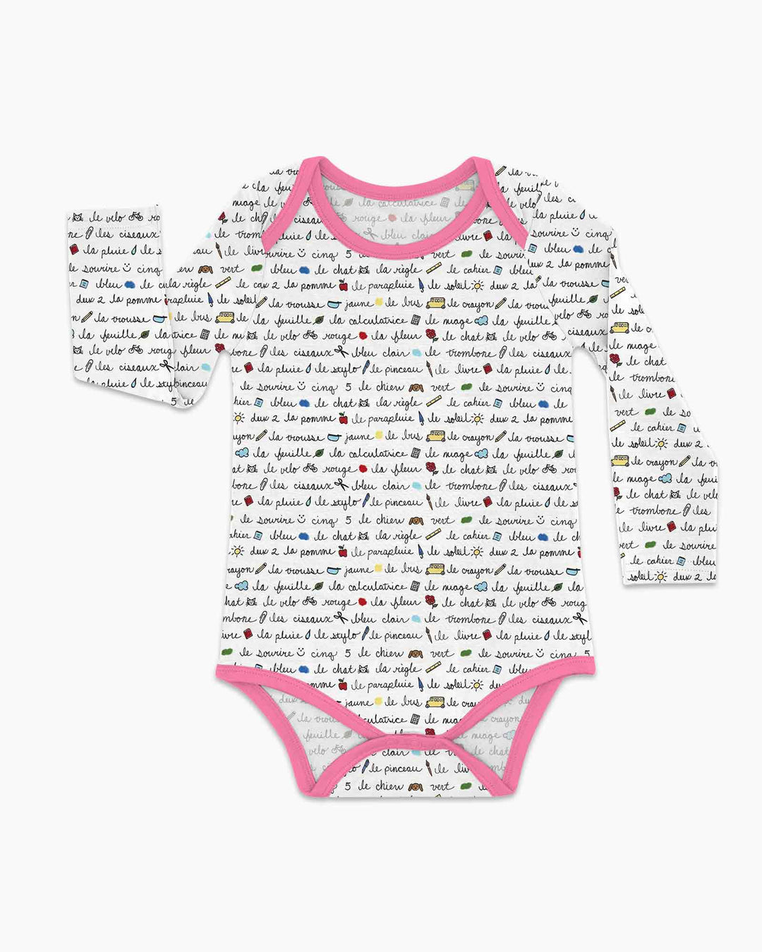 Gerippte Babykleidung mit individuellem Foto - Weich &amp; Skizzenhaft