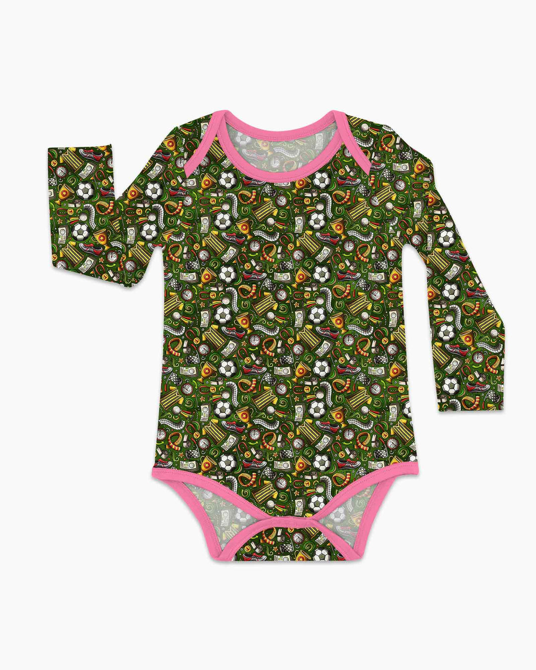 Green Soccer All-Star Bamboo Bodysuit