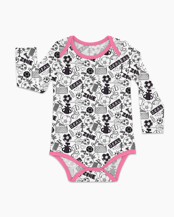 Gerippte Babykleidung mit individuellem Foto - Weich &amp; Skizzenhaft