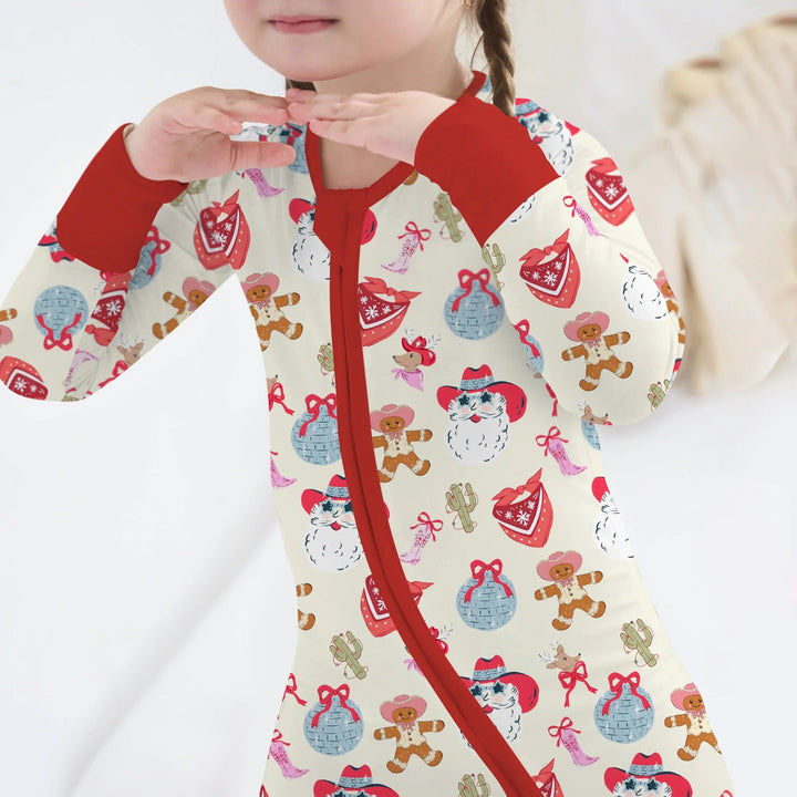 Lovely Western Christmas Girl Convertible Zippy - Zumbamboo