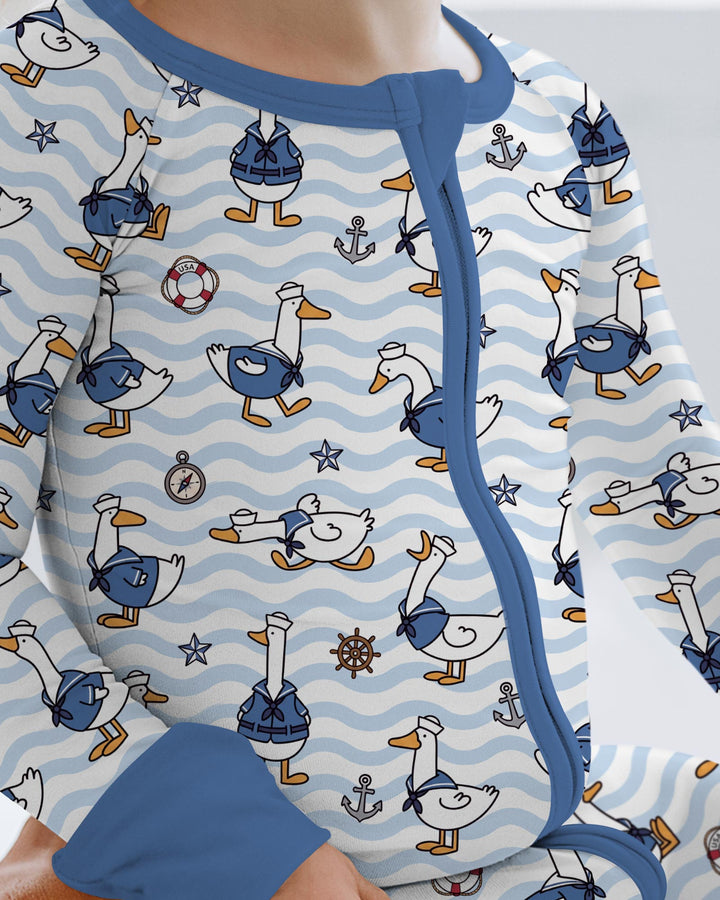 Silly Goose Sailor Bamboo Convertible Zippy