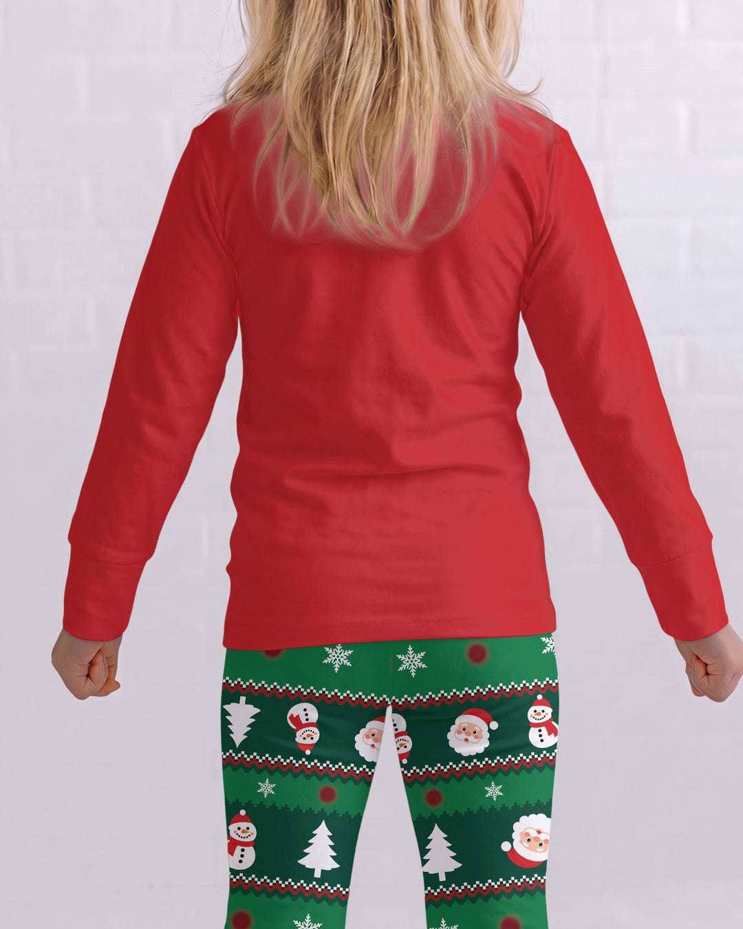Merry Reindeer Bamboo Two Piece Long Sleeve Pajama Set