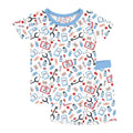 Medical Buddies Two Piece Short Sleeve Shorts Pajama Set , Medical Buddies Two Piece Short Sleeve Shorts Pajama Set - 12-18M